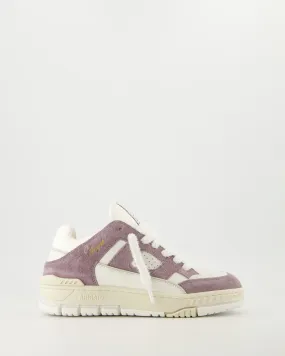 Axel Arigato Area Lo Fluffy Sneaker Offwhite - Mauve