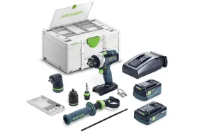 Festool Accu-schroefboormachine TDC 18/4 5,0/4,0 I-Set QUADRIVE – 577612