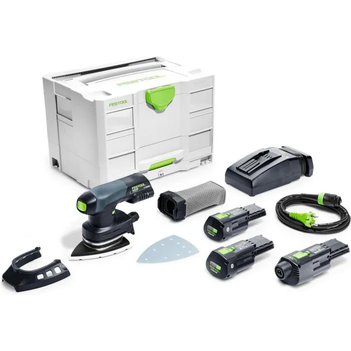 FESTOOL DTSC 400 3,0 ISET ACCU DELTASCHUURMACHINE 18V 3.0AH IN SYSTAINER INCL. ERGO ADAPTER  577509