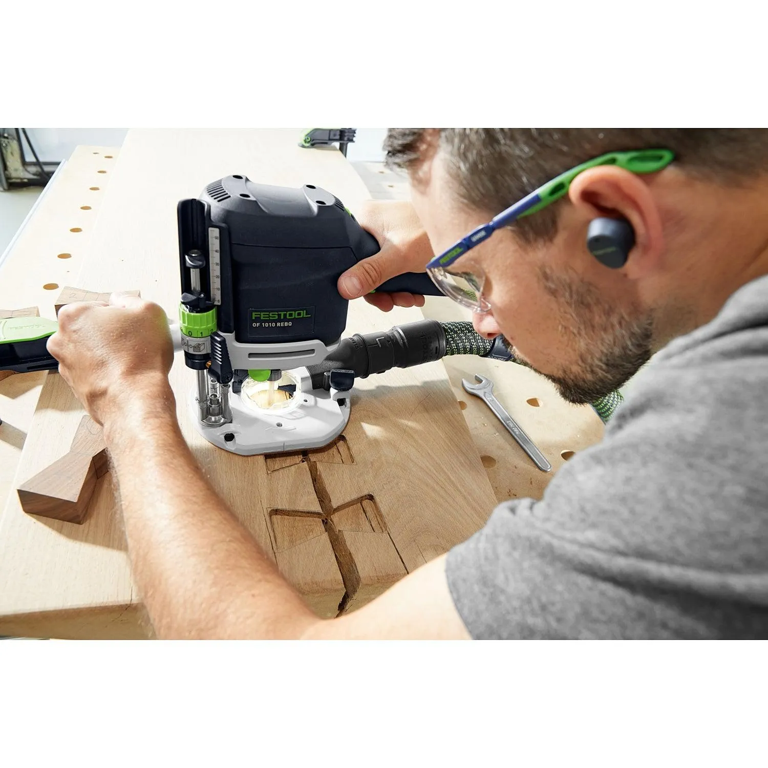 FESTOOL OF 1010 REBQFSSET+BOX BOVENFREES IN SYSTAINER MET FS 800/2 GELEIDERAIL  578053