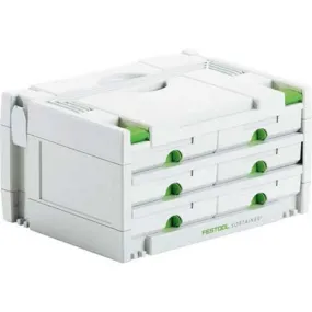 Festool systainer Sys 3 Sort met 6 lades