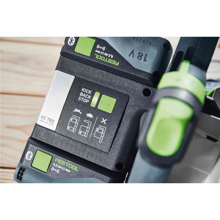 FESTOOL TSC55 18/36V ACCU IN SYSTAINER MET 2X 5,2AH 18V ACCU'S, LADERS EN GELEIDERAIL IN SYSTAINER  577006