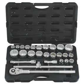 FORCE 6261 3/4″ Doppenset 12-kant 26 delig
