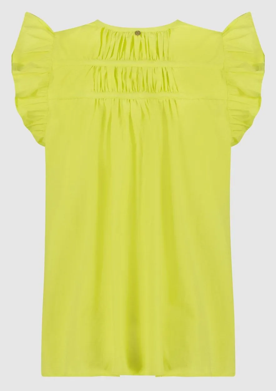 Girls Morena Blouse Limeade