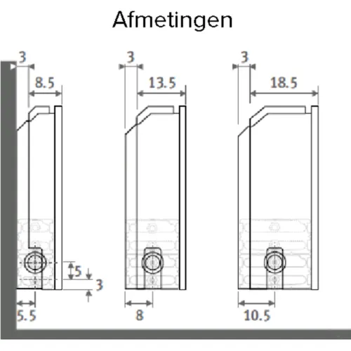 Jaga Linea Plus wandconvector type 15 H65 L120 wit 2058W