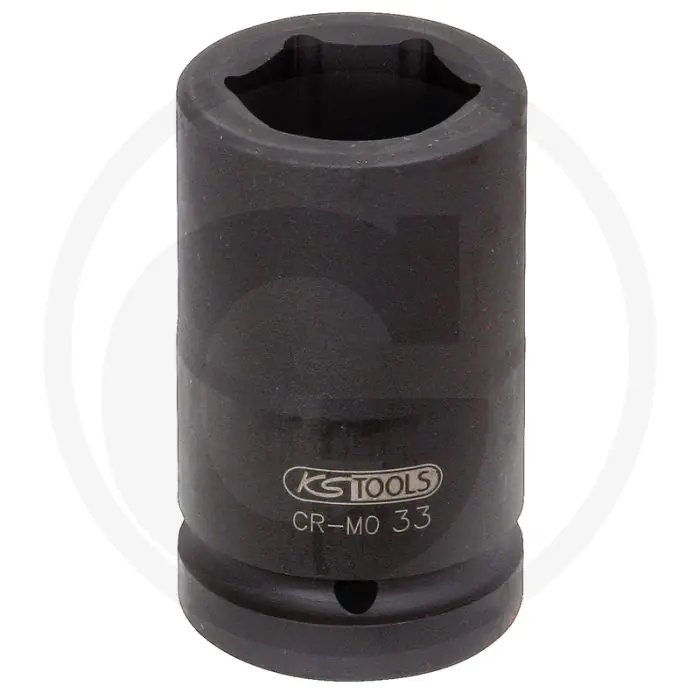 KS TOOLS 1" KRACHTDOPSLEUTEL ZESKANT, LANG, 55 MM  MAX. DRAAIMOMENT 2.562 NM