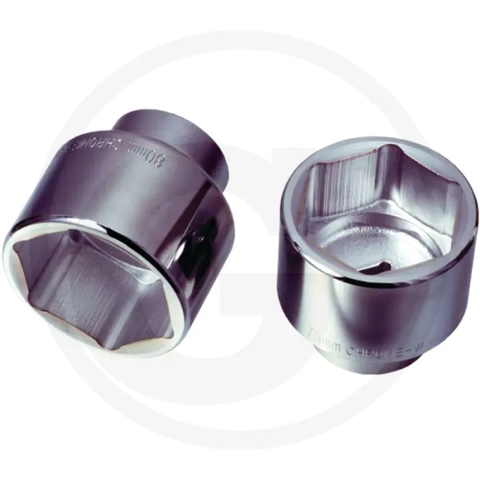 Ks tools 1"classic zeskant dopsleutel, kort, 36 m - 6-kant, flanktraction-profil, 66mm