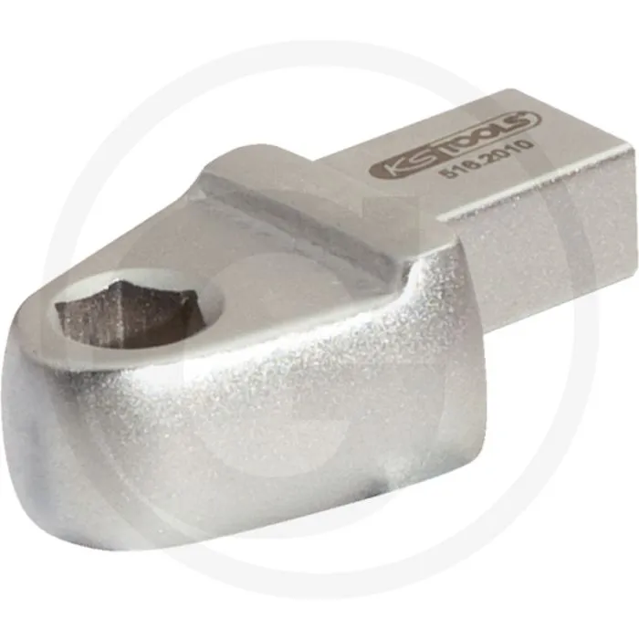 KS TOOLS 9X12MM EINSTECKBITHALTER, FüR BITS 5/16" MIT STIFTSICHERUNG, VERCHROMT, 22,9X14.4X41.7MM