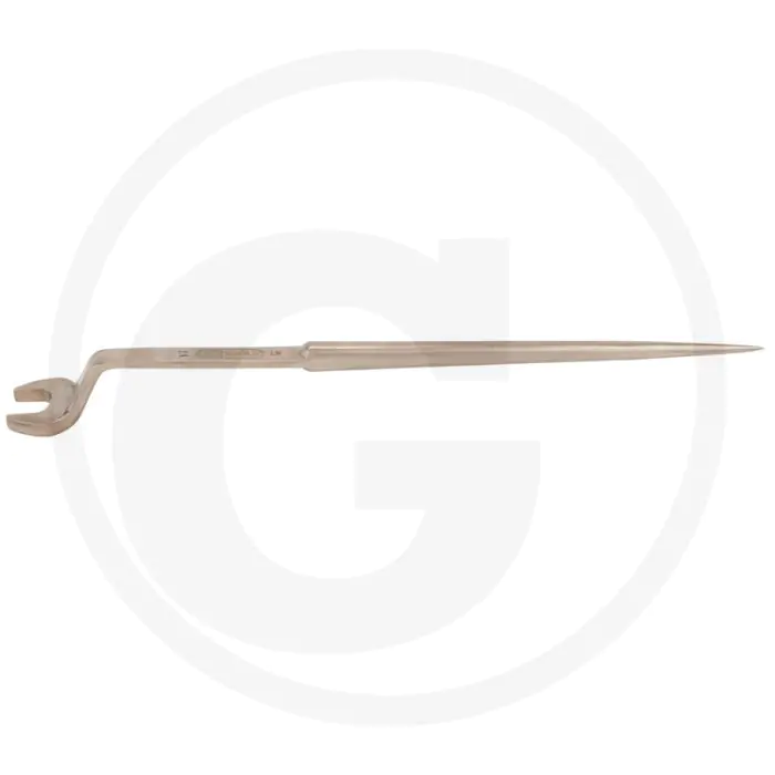 Ks tools bronze montagemaulschlüssel mit dorn, ge - vonkvrij, 40x24x355mm, aluminium-bronze