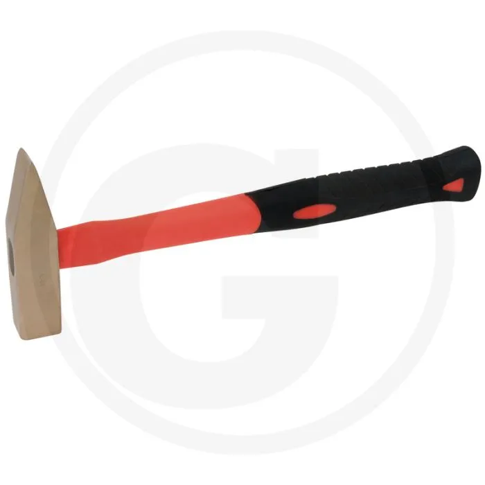 KS TOOLS BRONZE SCHLOSSERHAMMER 800G  VONKVRIJ, FIBERGLASSTIEL, DIN 1041 CONFORM