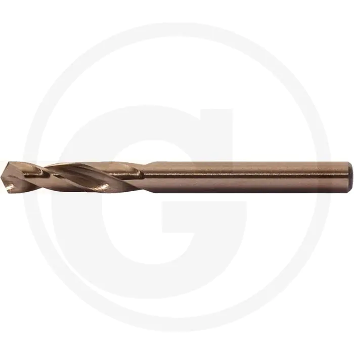 Ks tools hss-g co 5 spiraalboor kort, 8mm, 10 verpakt 10er pack - 135° spitshoek