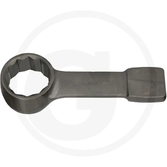 KS TOOLS SCHLAGRINGSCHLüSSEL, TIEF, 90MM  FLANKTRACTIONPROFIL, DIN 7444, MIT SCHLAGKANTE