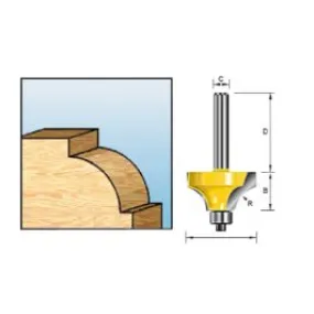 Makita D-11346 Kwartrondfr+lag R7,94 S8