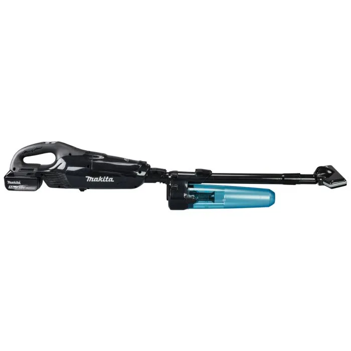 Makita DCL281FSYB 18 V Steelstofzuiger zwart