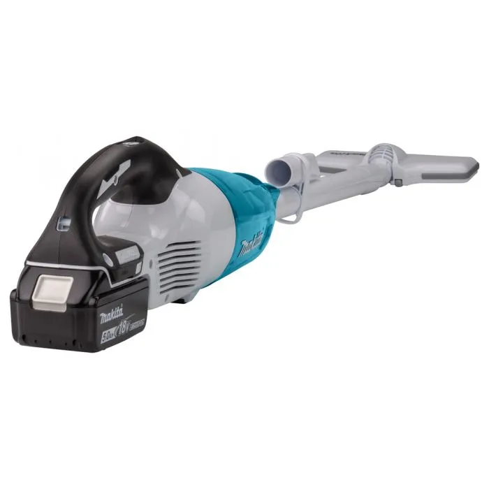 Makita DCL281RTWX 18 V Steelstofzuiger wit