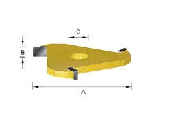 Makita Groefmes HM 3,0mm - D-12055