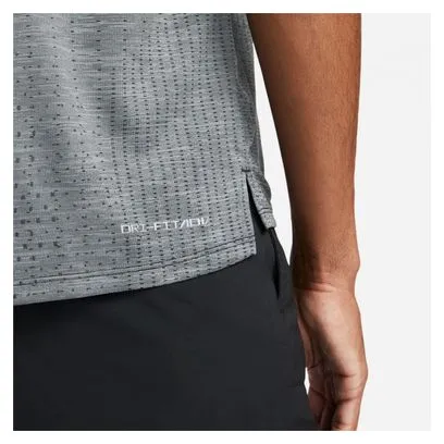 NIKE DRIFIT ADV TECHKNIT ULTRA SHORT SLEEVE JERSEY ZWART