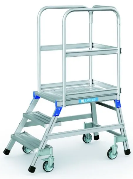 Platformtrap verrijdbaar 1x3 tr h=0,72m