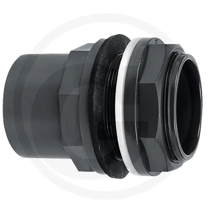 TANKAANSLUITING TYPE A 50/63/2" PVCU MET LIJMSOK