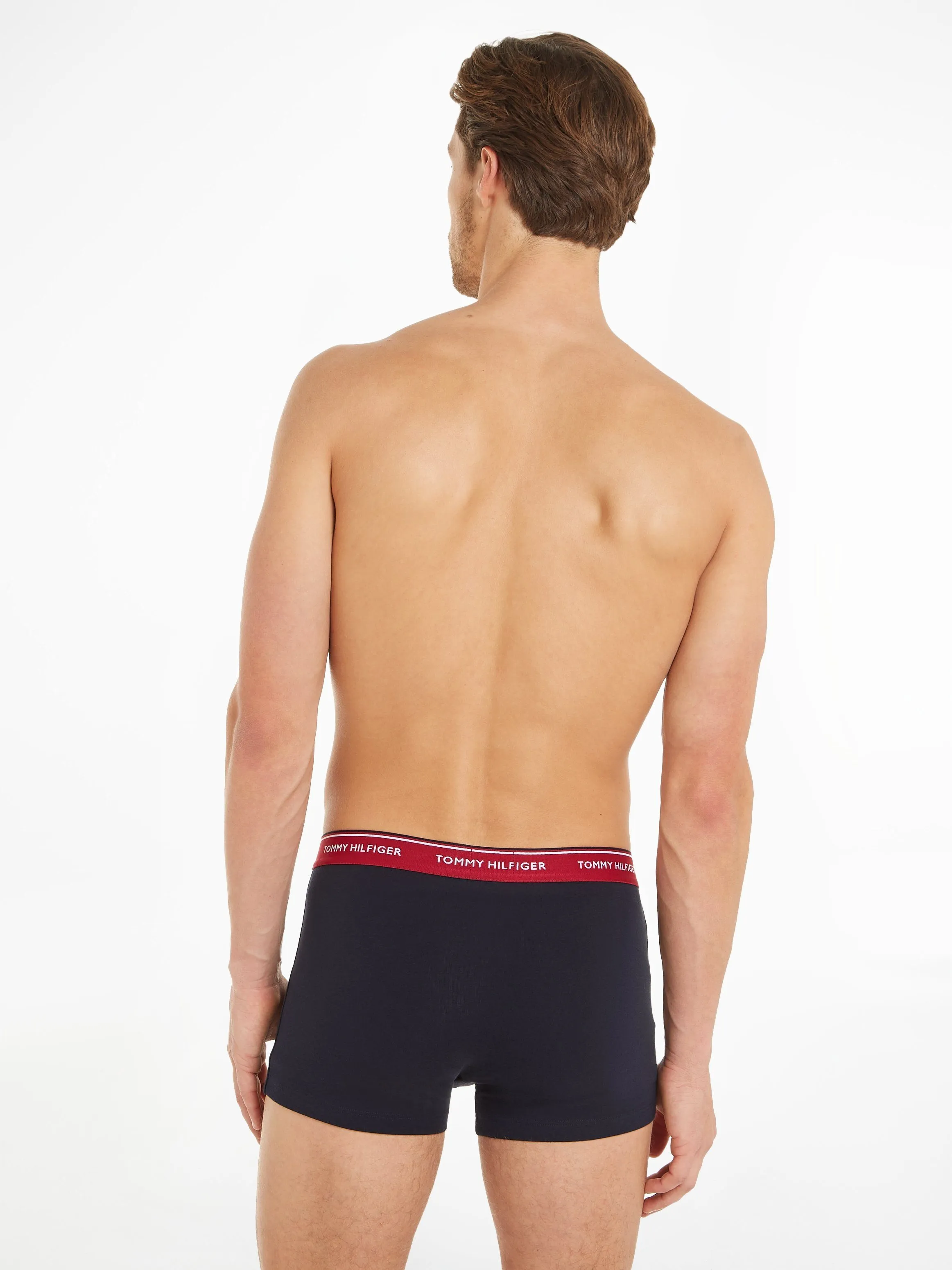 TOMMY HILFIGER UNDERWEAR TRUNK 3P WB TRUNK MET ELASTISCHE LOGOBAND (3 STUKS)