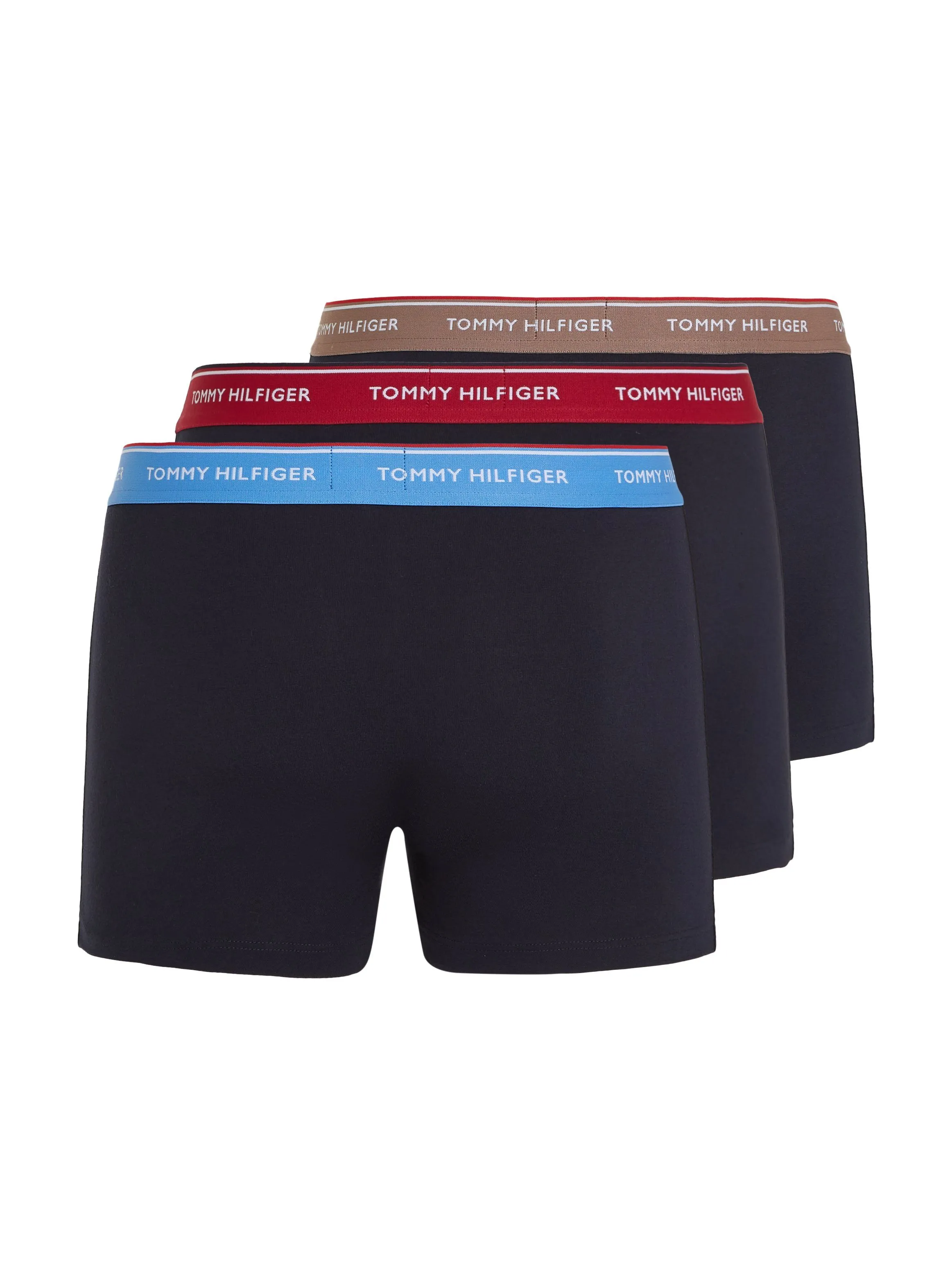 TOMMY HILFIGER UNDERWEAR TRUNK 3P WB TRUNK MET ELASTISCHE LOGOBAND (3 STUKS)