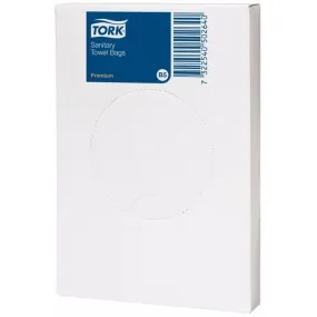Tork plastic damesverbandzakjes wit 1200 stuks (25 x 48)